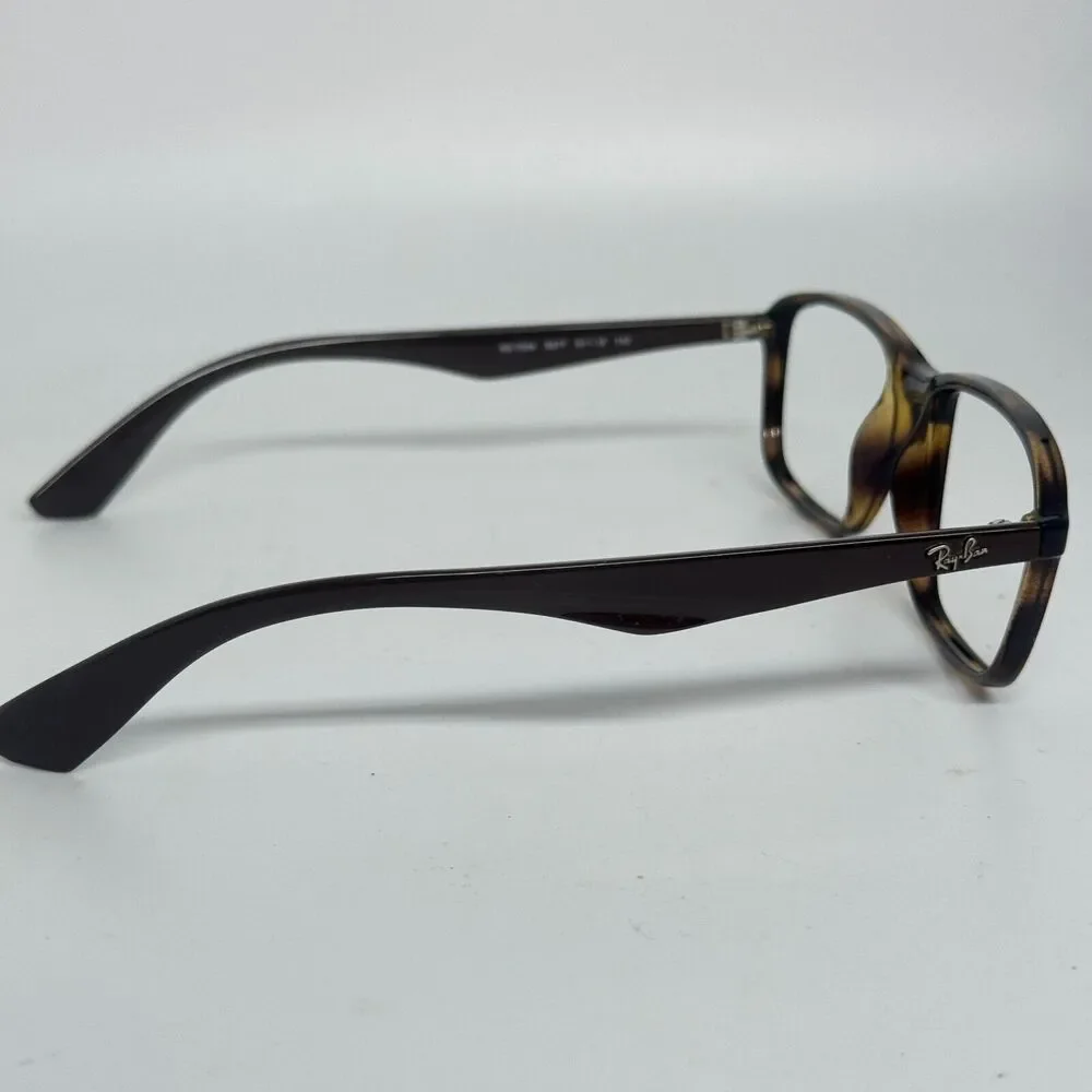 Ray-Ban Havana Brown Optical RB7084 5577 54-18-145 Eyeglasses Frames‎ H15646
